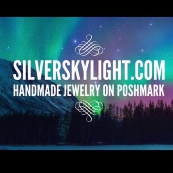 Men or women Rock chic black rodhium & cz skull onyx macrame bracelet - Picture 14 of 14